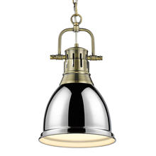  3602-S AB-CH - Duncan Small Pendant with Chain